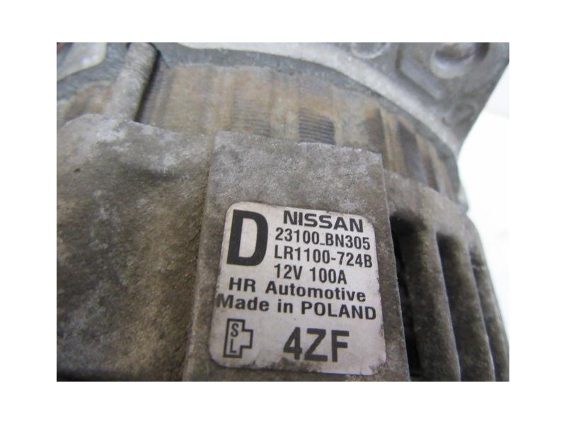 Recambio de alternador : nissan almera : 2.2td-yd22 (111,49cv) [2005] para nissan almera 2.2td-yd22 referencia OEM IAM 23100-724