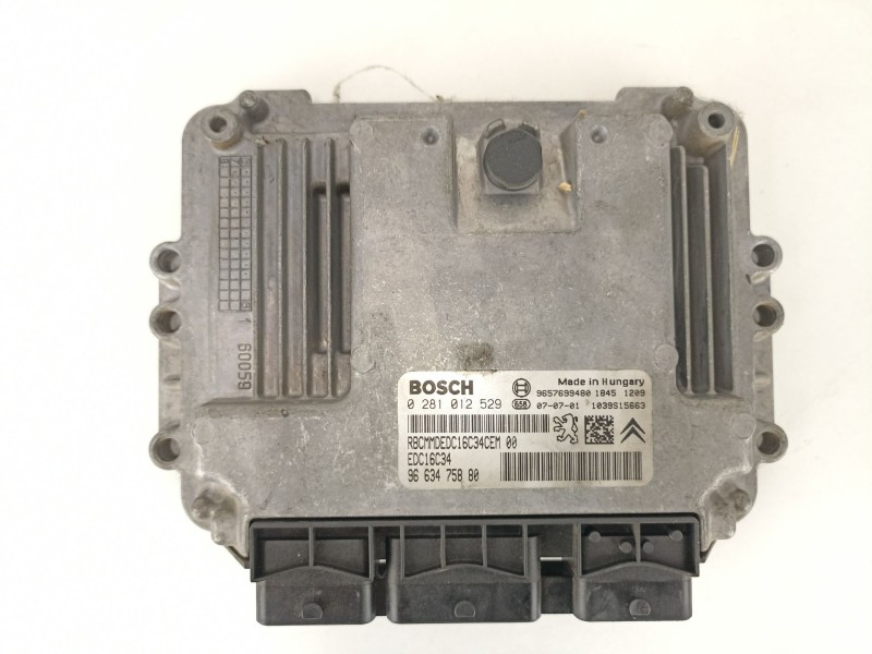 Recambio de centralita para citroen c3 1.4 hdi audace referencia OEM IAM 281012529 9663475880 