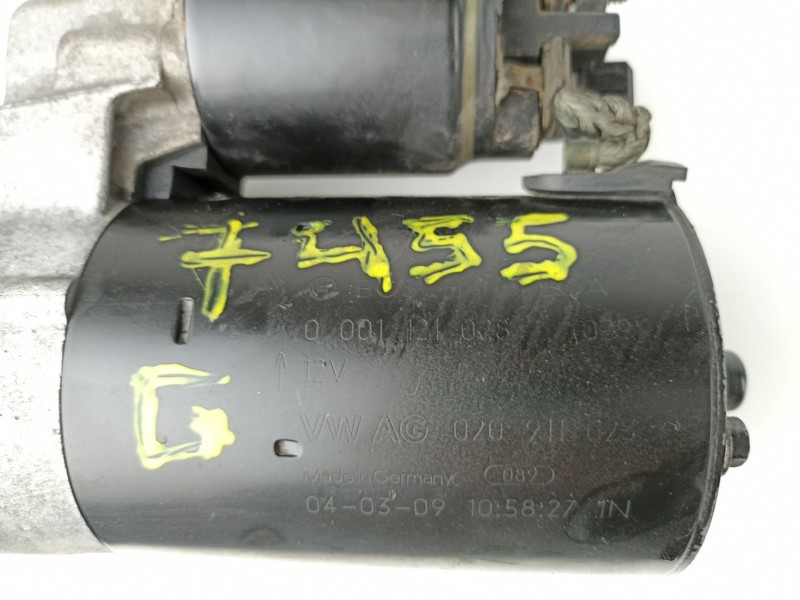 Recambio de motor arranque para seat leon 1.6 g referencia OEM IAM 0001121028 020911023 