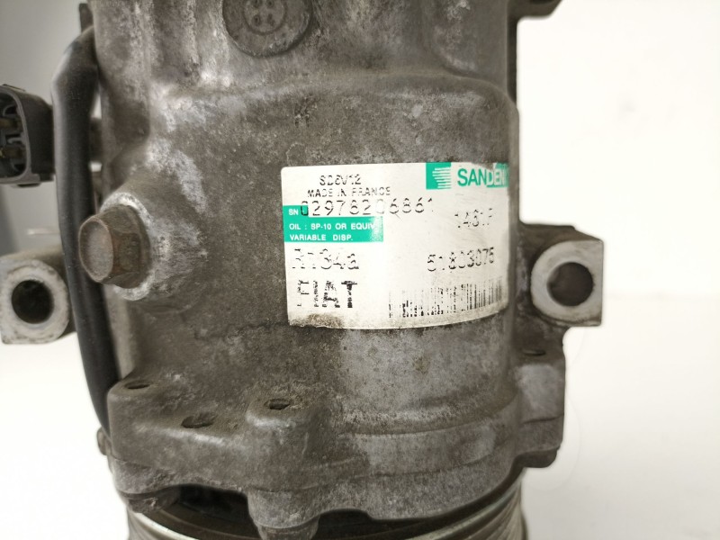 Recambio de compresor aire acondicionado para fiat punto 1.3 jtd referencia OEM IAM 02978206861  