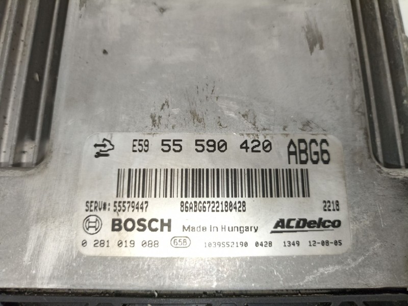 Recambio de centralita opel zafira 20 cdti tourer 16v 2013 para opel zafira 2.0 cdti tourer 16v referencia OEM IAM E5955590420BO