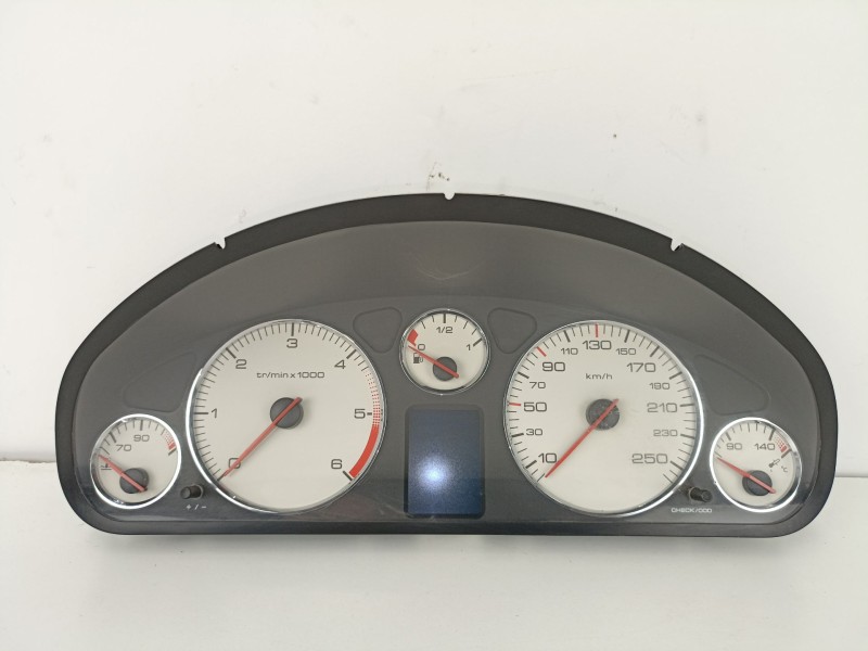 Recambio de cuadro instrumentos peugeot 407 20 hdi 2005 para peugeot 407 2.0 hdi referencia OEM IAM 9658138580  