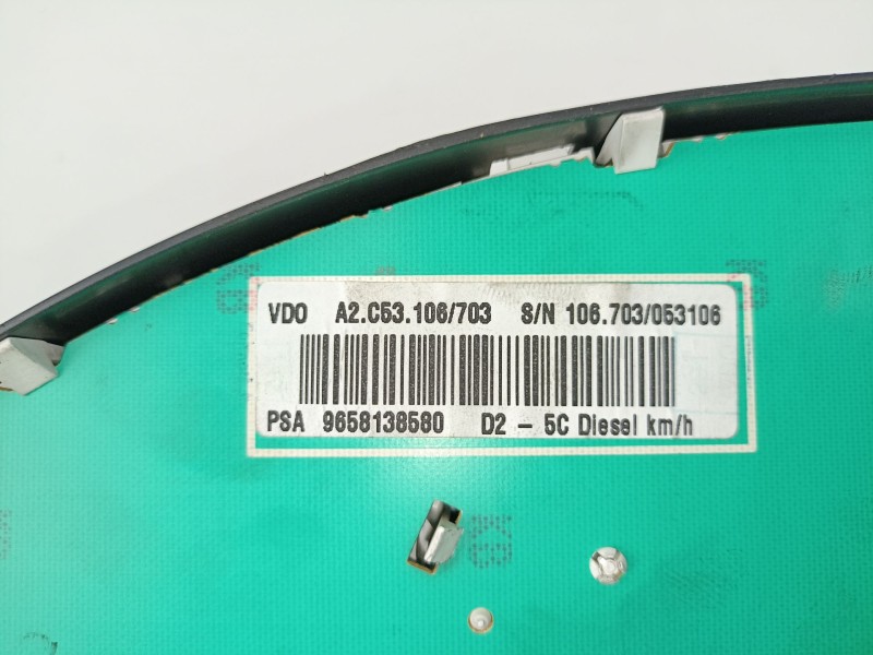 Recambio de cuadro instrumentos peugeot 407 20 hdi 2005 para peugeot 407 2.0 hdi referencia OEM IAM 9658138580  