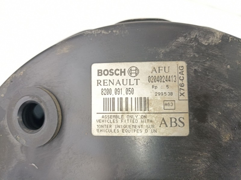 Recambio de servofreno para renault kangoo 1.9 dci /f9q 37 4x4 referencia OEM IAM 820091050  