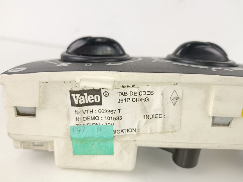 Recambio de mandos calefaccion aire para renault scenic 1.9 dti referencia OEM IAM 7701209441 662367T 