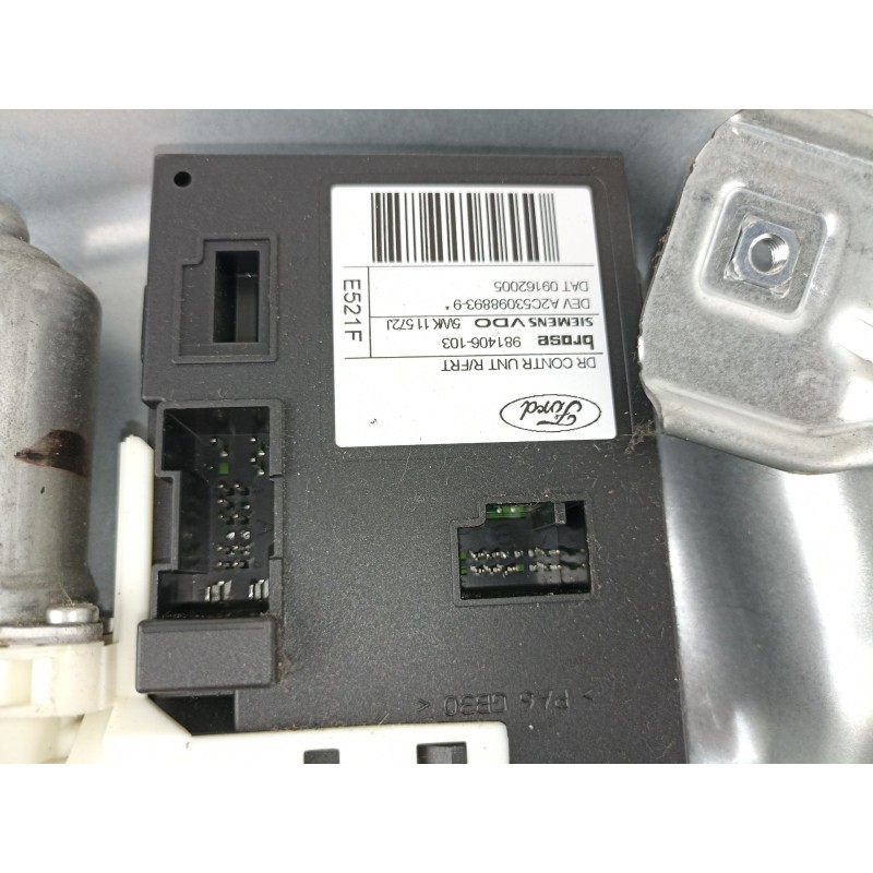 Recambio de elevalunas delantero derecho para ford focus c-max 2.0 tdci referencia OEM IAM 3M5T14B533BJ 3M51R203A29MT 