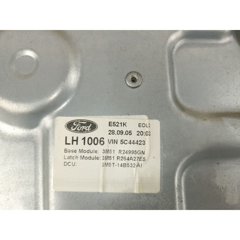 Recambio de elevalunas trasero izquierdo para ford focus c-max 2.0 tdci referencia OEM IAM 3M5T14B532AI 3M51R24995GN 