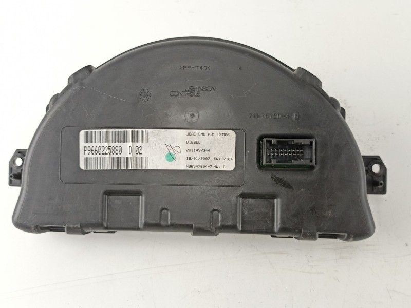 Recambio de cuadro instrumentos para citroen c3 1.4 hdi audace referencia OEM IAM P9660225880D02  