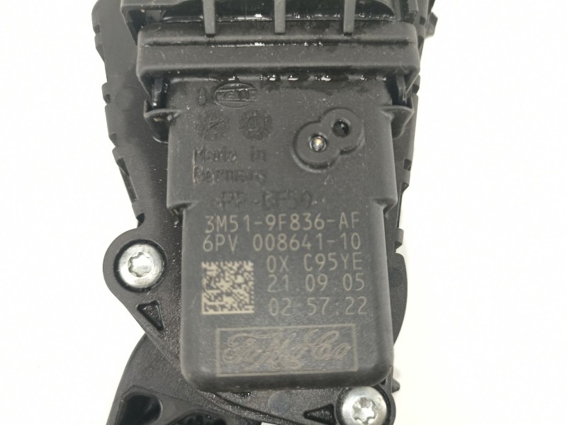 Recambio de potenciometro aceleracion para ford focus c-max 2.0 tdci referencia OEM IAM 3M519F836AF 6PV00364110 