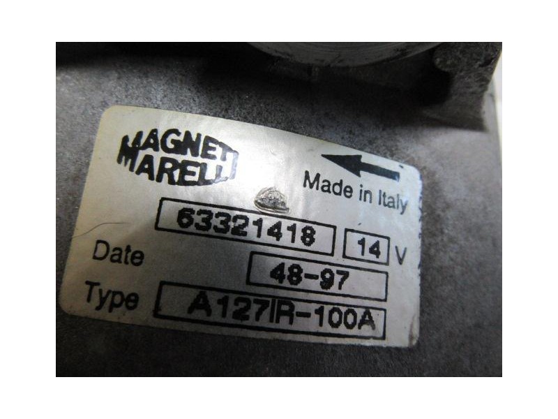 Recambio de alternador : alfa romeo 156 : 1.8 g -ar32201- (144,16cv) 4p [1997] para alfa romeo 156 1.8 g -ar32201- referencia OE