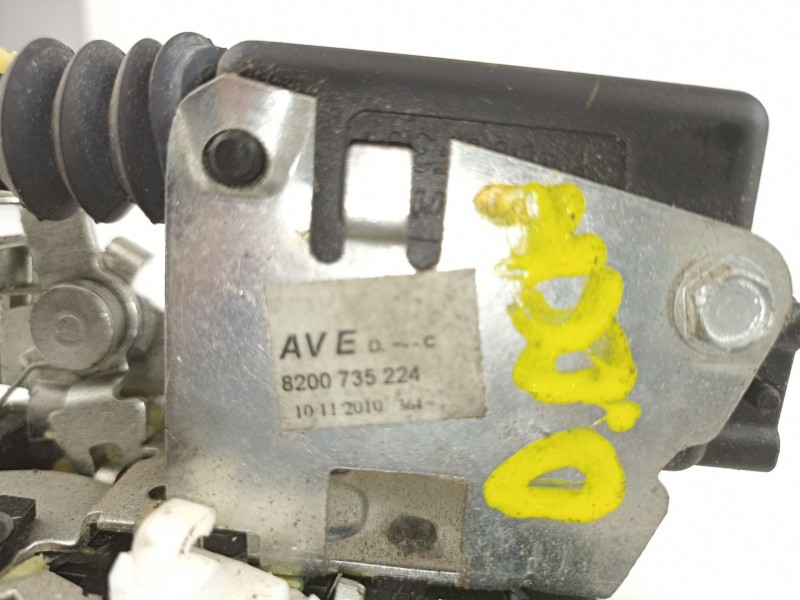 Recambio de cerradura puerta delantera derecha para dacia duster ambiance 4x2 referencia OEM IAM 8200735224  