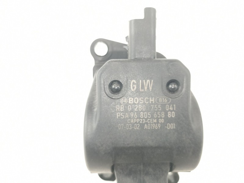 Recambio de potenciometro aceleracion para citroen c 4 1.6 td hdi-9hx(90cv 1.6 td hdi-9hx5p referencia OEM IAM 9680565880 028075