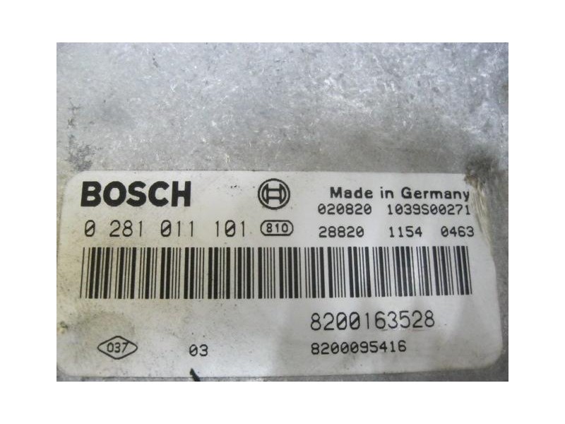 Recambio de centralita : renault laguna : 1.9 td/f9q c7 (119,68cv) 5p [2003] para renault laguna 1.9 td/f9q c7 referencia OEM IA