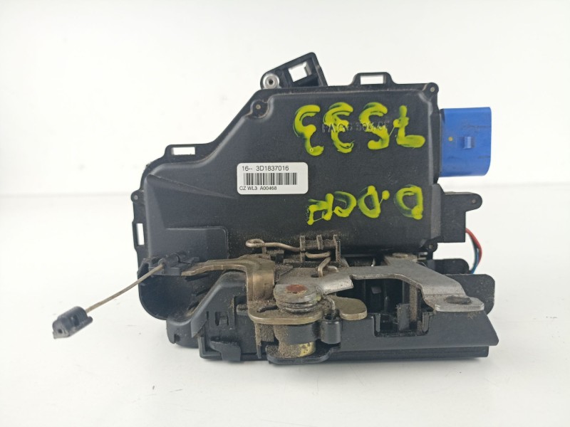 Recambio de cerradura puerta delantera derecha para volkswagen caddy ka/kb (2k) 1.9 tdi referencia OEM IAM 3D1837016  