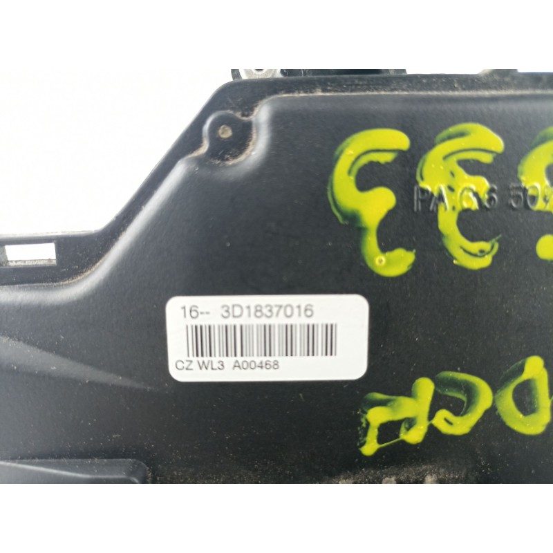 Recambio de cerradura puerta delantera derecha para volkswagen caddy ka/kb (2k) 1.9 tdi referencia OEM IAM 3D1837016  