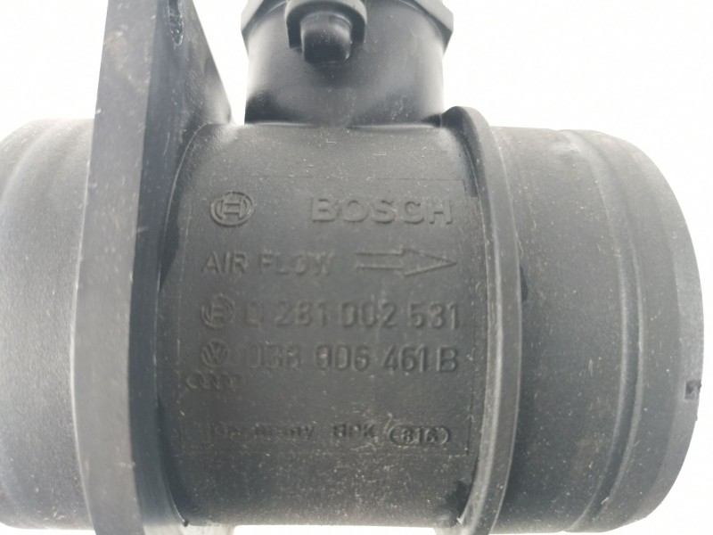 Recambio de caudalimetro para volkswagen caddy ka/kb (2k) 1.9 tdi referencia OEM IAM 038906461B 0281002531 