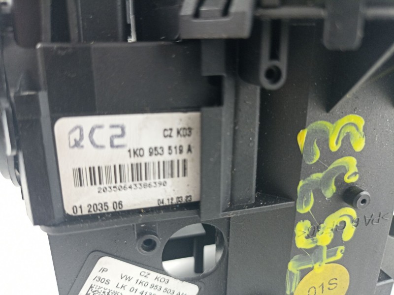 Recambio de mando luces y limpias para volkswagen caddy ka/kb (2k) 1.9 tdi referencia OEM IAM 1K09535131K0953519A  