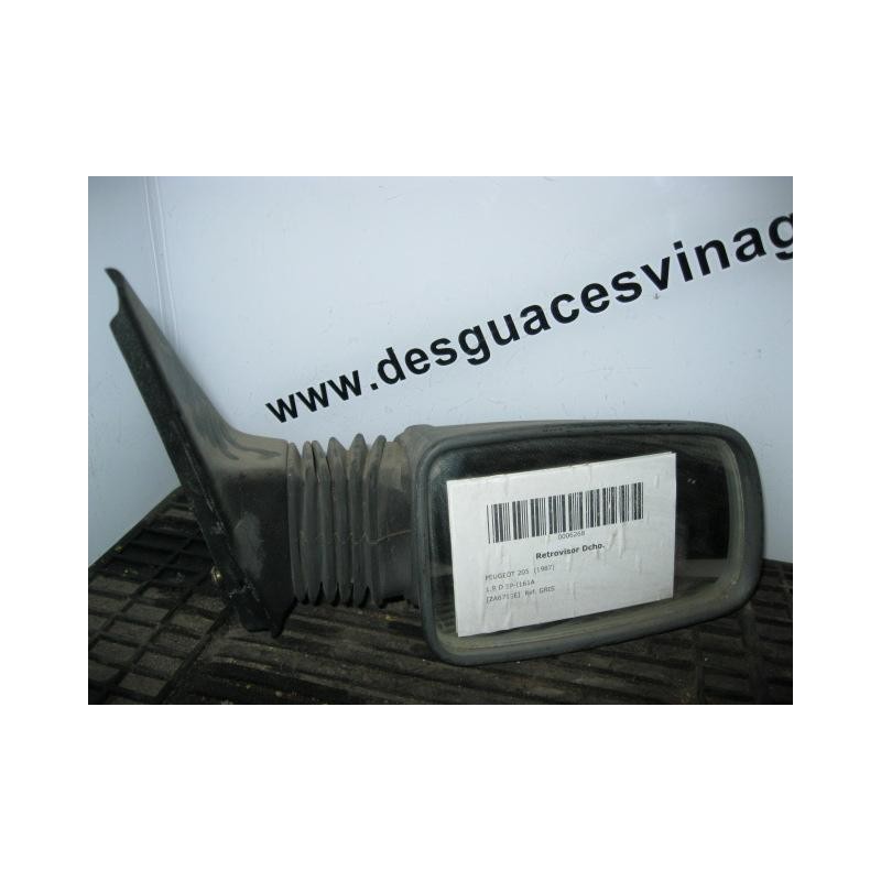 Recambio de retrovisor dcho. : peugeot 205 : 1.8 d-161a 5p [1987] para peugeot 205 1.8 d-161a  5p referencia OEM IAM GRIS  