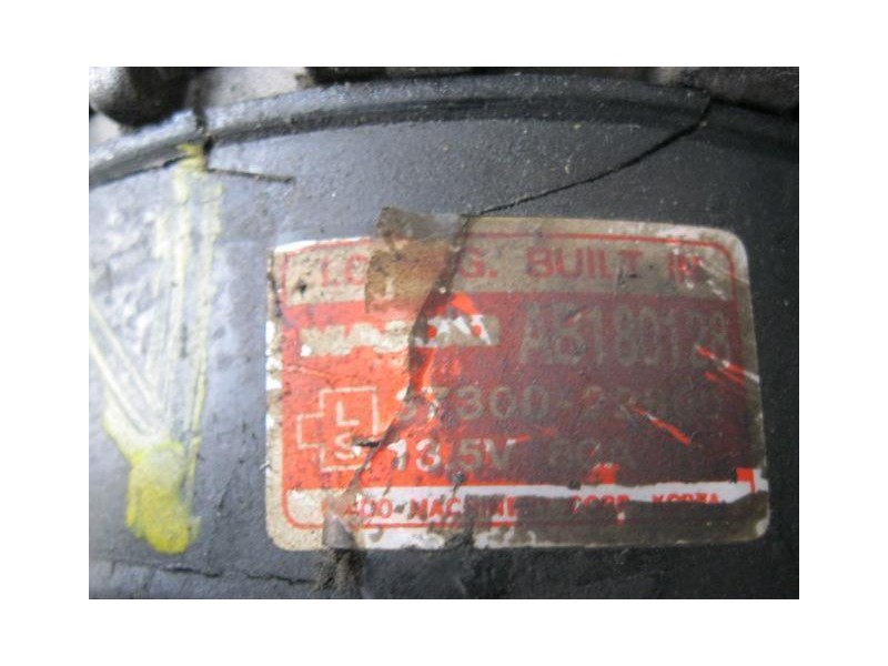 Recambio de alternador hyundai coupe 16 16v 2002 para hyundai coupe (gk) 1.6 fx referencia OEM IAM 180128-80A-  