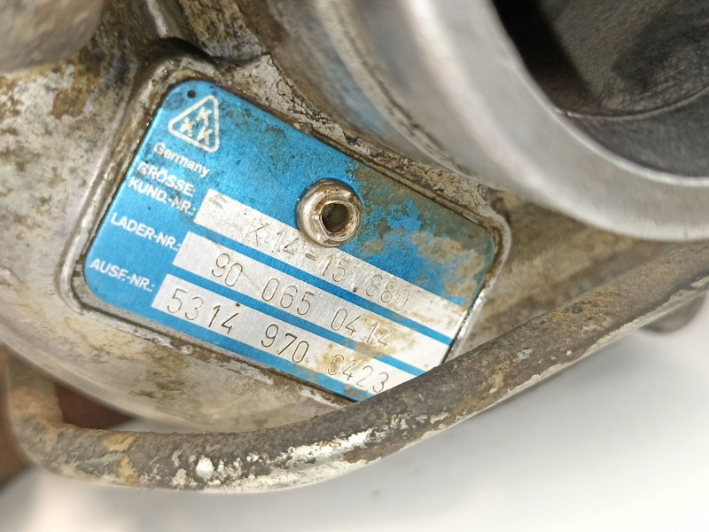 Recambio de turbo citroen bx 17 td dajz 1992 para citroen bx 1.7 td-( d-ajz ) referencia OEM IAM 90-065-0414--5314-970-6423  
