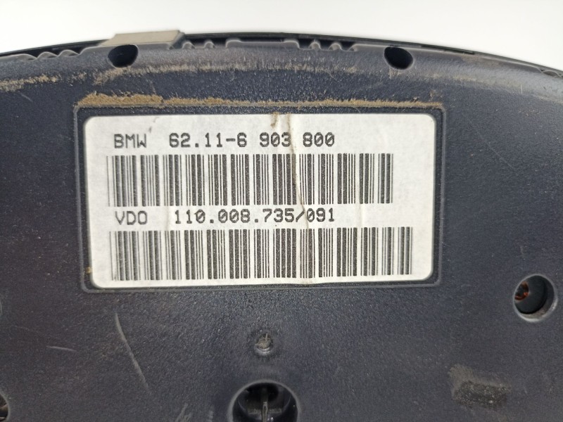 Recambio de cuadro instrumentos para bmw serie 5 berlina (e39) 2.0 520d referencia OEM IAM 62116903800 110008735091 