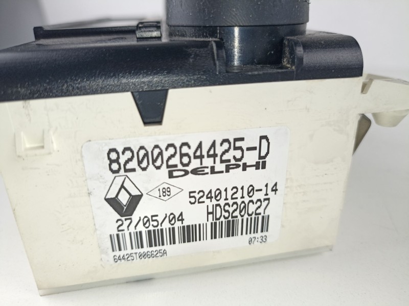 Recambio de mandos calefaccion aire para renault vel satis (bj0) 2.0 16v turbo referencia OEM IAM 8200264425D. 5240121014 
