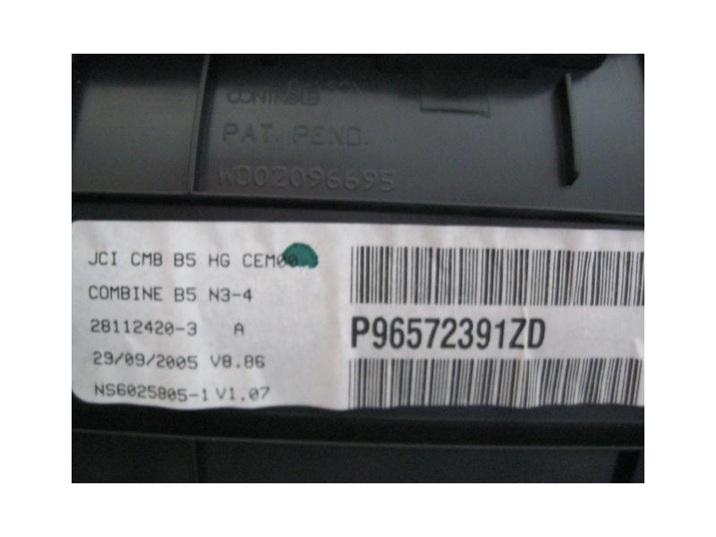 Recambio de cuadro instrumentos : citroen c 4 : 1.6 g -nfu (108,8cv) 5p [2005] para citroen c 4 1.6 g -nfu referencia OEM IAM P9
