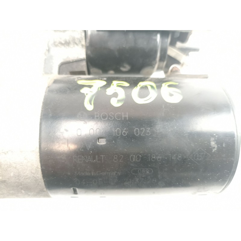 Recambio de motor arranque para renault vel satis (bj0) 2.0 16v turbo referencia OEM IAM 8200186148 0001106023 