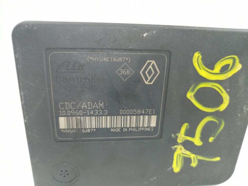Recambio de abs para renault vel satis (bj0) 2.0 16v turbo referencia OEM IAM 8200159837 10020601684 10096014333 