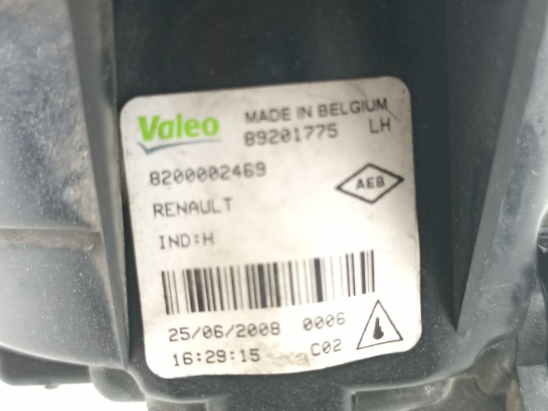 Recambio de antiniebla izquierdo para renault vel satis (bj0) 2.0 16v turbo referencia OEM IAM 8200002469 89201775 