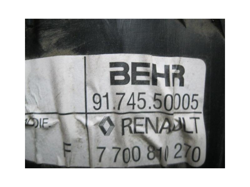 Recambio de motor calefacion renault kangoo 12 g d7f 5848cv 5p 1998 para renault kangoo 1.2 g -d7f 5p referencia OEM IAM 91.745.