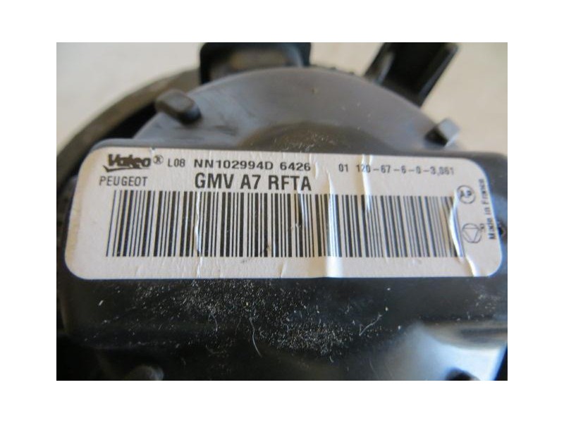 Recambio de motor calefacion peugeot 207 14 g kfu 884cv 5p 2006 para peugeot 207 1.4 g -kfu referencia OEM IAM GMVA7RFTA  