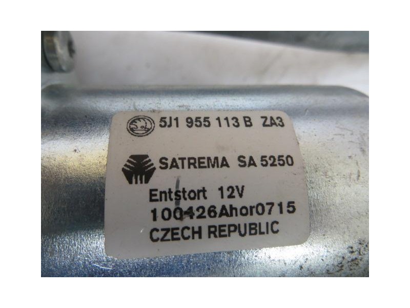 Recambio de motor limpia delantero skoda fabia 16 tdi cay 105cv 5p 2010 para skoda fabia 1.6 tdi (cay) 105cv 5p referencia OEM I