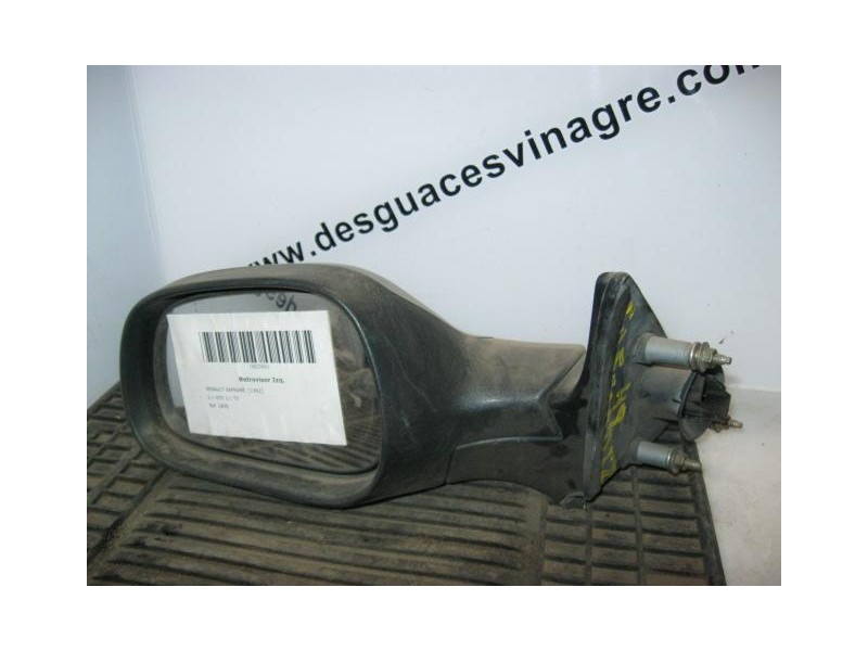 Recambio de retrovisor izq renault safrane 21 gtd 21 td 1992 para renault safrane 2.1 dt referencia OEM IAM GRIS  