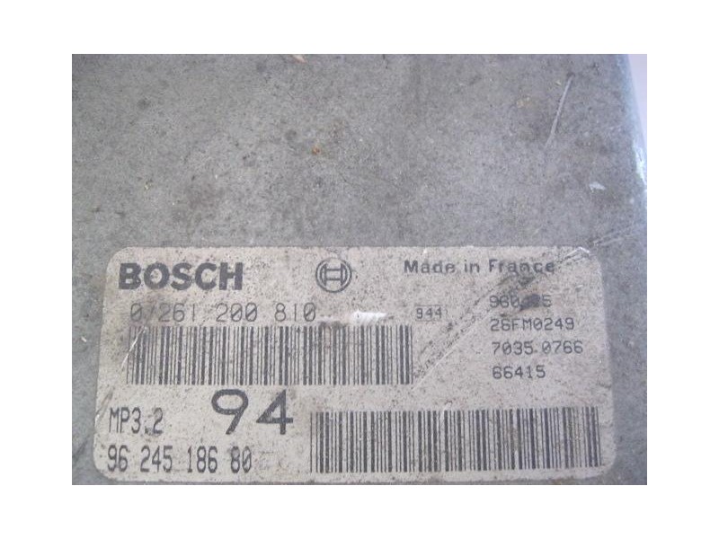 Recambio de centralita peugeot 806 20 1997 para peugeot 806 2.0 16v cat referencia OEM IAM 0261200810  