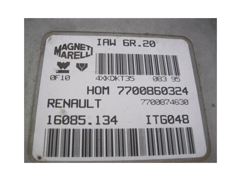 Recambio de centralita renault twingo 12 g 1995 para renault twingo 1.2 g (g-c3g) referencia OEM IAM HOM7700860324  