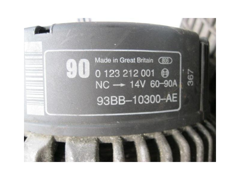 Recambio de alternador ford mondeo 18 g 1993 para ford mondeo 1.8 g referencia OEM IAM 0123212001  