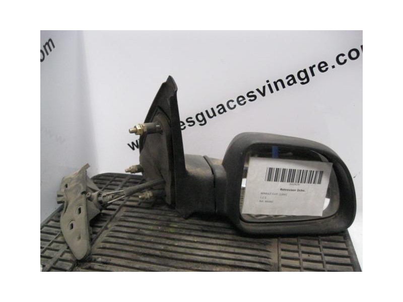 Recambio de retrovisor derecho renault clio 12 g 1992 para renault clio 1.2 g referencia OEM IAM NEGRO  