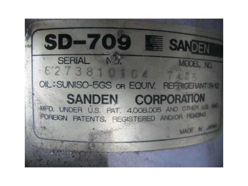 Recambio de compresor aire acondicionado para lancia dedra 1.8 g referencia OEM IAM SD709-R12  