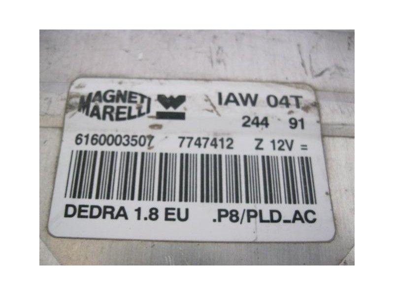 Recambio de centralita lancia dedra 18 g 1990 para lancia dedra 1.8 g referencia OEM IAM 6160003507  