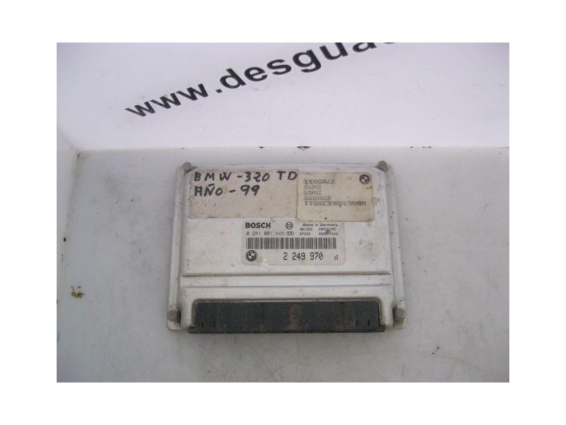 Recambio de centralita bmw 320 20 td 1999 para bmw 320 2.0 td referencia OEM IAM 2249970 0281001445 