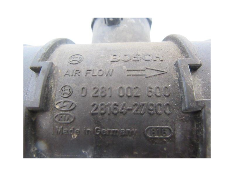 Recambio de caudalimetro : hyundai tucson : 2.0 crdi (113cv) [2006] para hyundai tucson 2.0 crdi referencia OEM IAM 0281002600  