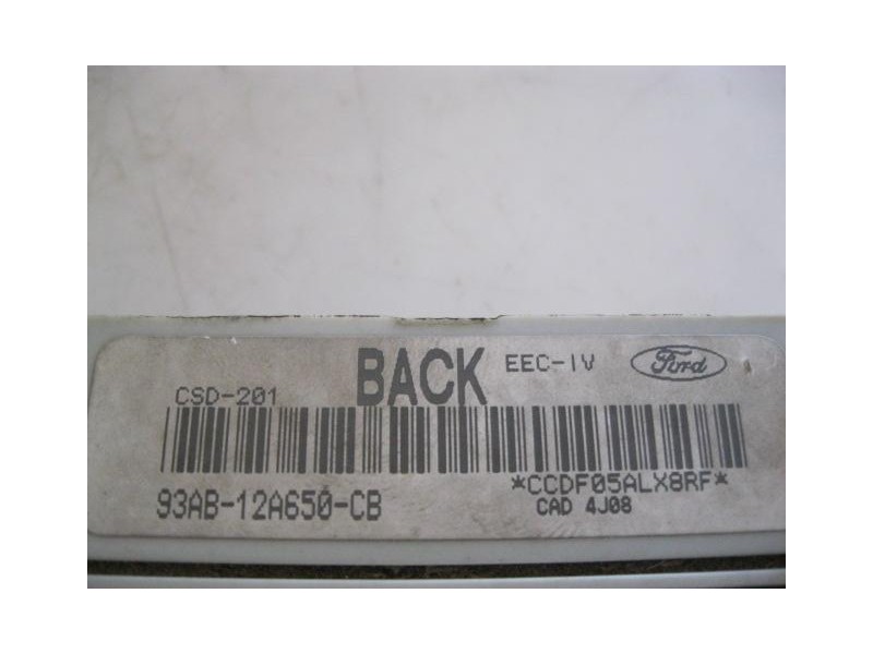 Recambio de centralita ford fiesta 16 g 1991 para ford fiesta iii (gfj) 1.6 referencia OEM IAM BACK  