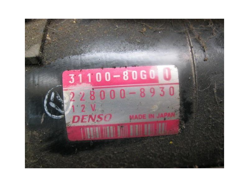 Recambio de motor arranque suzuki ignis 16 g 2001 para suzuki ignis rg (fh) 1.3 referencia OEM IAM 31100-80G0--228000-8930-DENSO