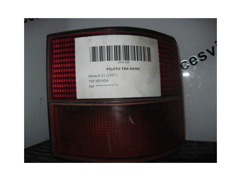Recambio de piloto trasero dch. : renault 21 : 2.0 txe nevada [1988] para renault 21 2.0 txe nevada referencia OEM IAM   