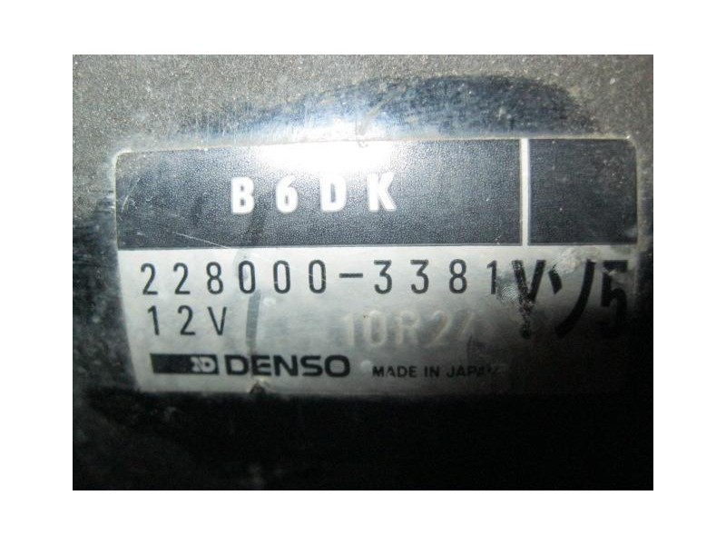 Recambio de motor arranque mazda mx3 16 g 1997 para mazda mx-3 (ec) 1.6 16v referencia OEM IAM B6DK--228000-3381  