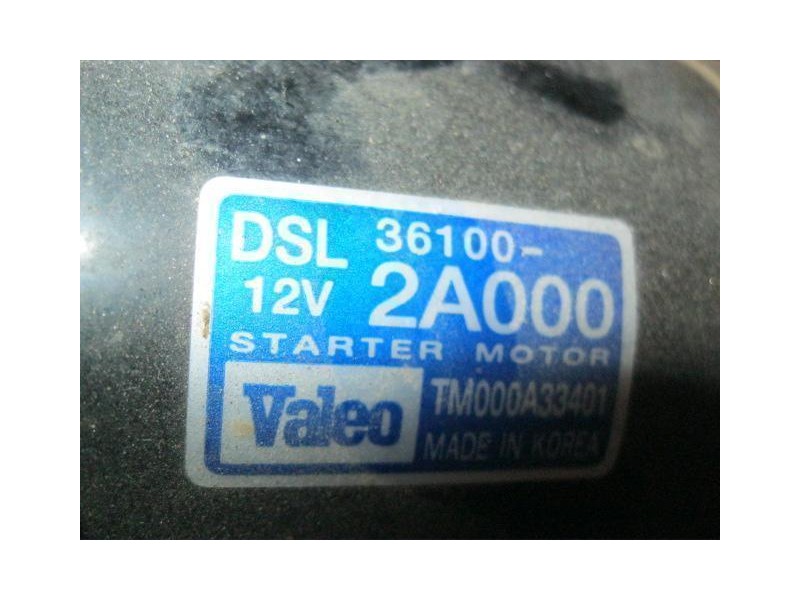 Recambio de motor arranque : kia cerato : 1.5 td (d-d4fa) (102cv) 5p [2006] para kia cerato 1.5 td (d-d4fa) referencia OEM IAM 2