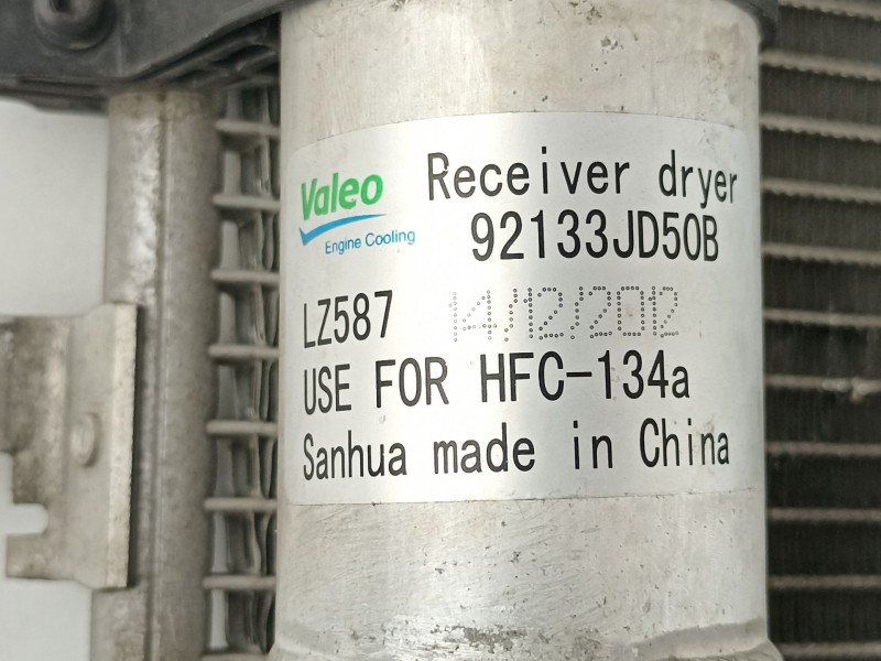 Recambio de radiador aire acondicionado para nissan qashqai (j10) acenta referencia OEM IAM 92100JD50A  