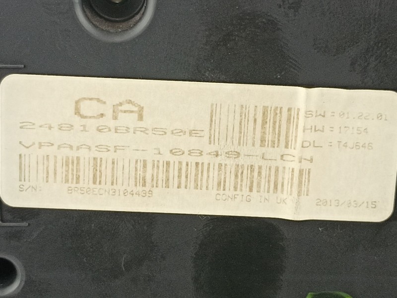 Recambio de cuadro instrumentos para nissan qashqai (j10) acenta referencia OEM IAM 24810BR50E  