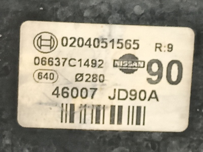 Recambio de servofreno para nissan qashqai (j10) acenta referencia OEM IAM 06637C1492 0204051565 